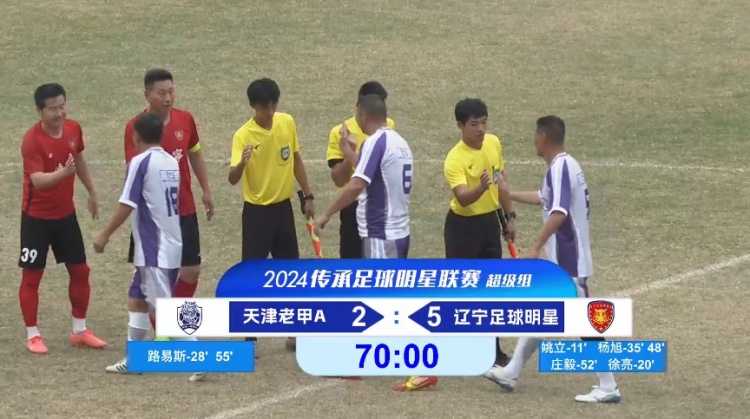 老甲A超級組：徐亮傳射，楊旭、路易斯梅開二度，遼寧5-2大勝天津